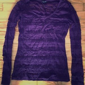 Express lace top