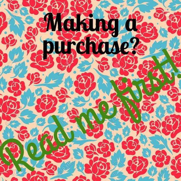 ❣PLEASE READ❣My closet policies! - Picture 1 of 1