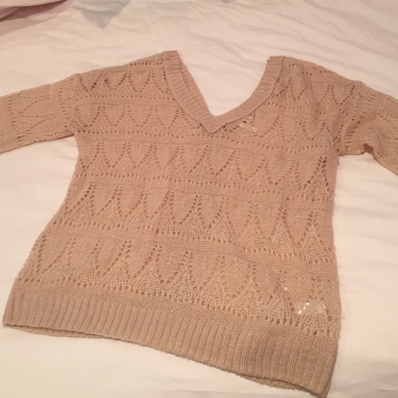 Beautiful Cream Knit Sweater NWOT