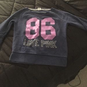 VS PINK sweatshirt lightly used