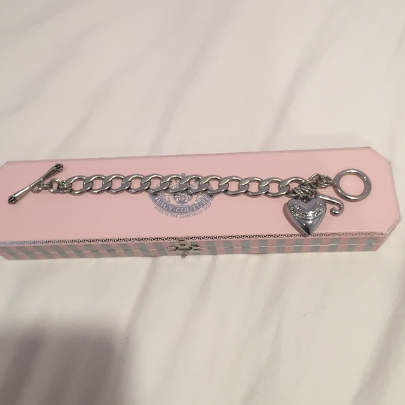 Authentic Juicy Couture Silver Charm Bracelet