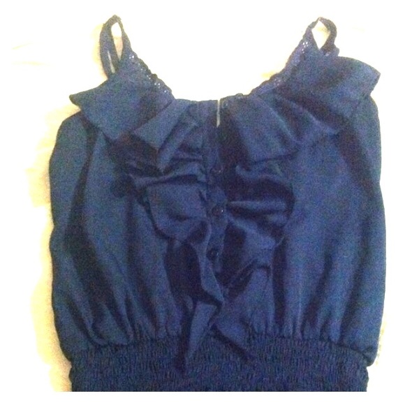 SOLD !!!!! Black ruffle romper