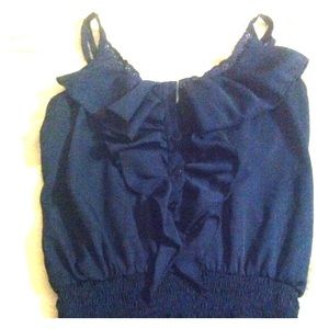SOLD !!!!! Black ruffle romper