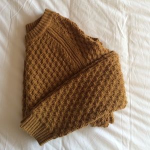 Mustard Chunky Knit Sweater