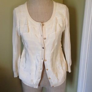 Michael Kors Ruffled Cardigan