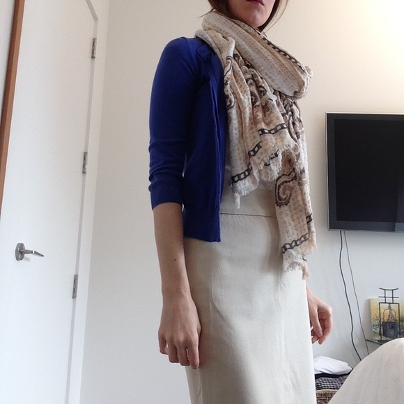 J Crew Cardigan Royal Blue