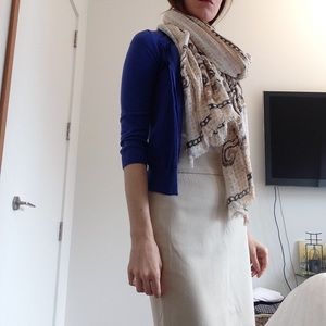 J Crew Cardigan Royal Blue