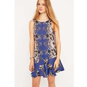 Free people printed mini dress
