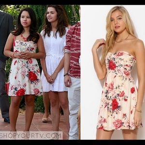 As Seen On TV! Kimchi Blue Floral Strapless Dress