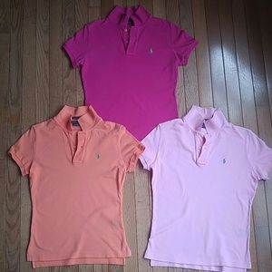 Bundle Three Ralph Lauren Skinny Polos