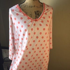 Polka dot nightgown!