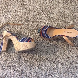 Never worn Madden Girl Spring casual heels