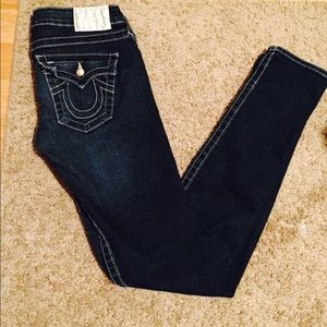 Pearl accent True Religion skinny Jeans
