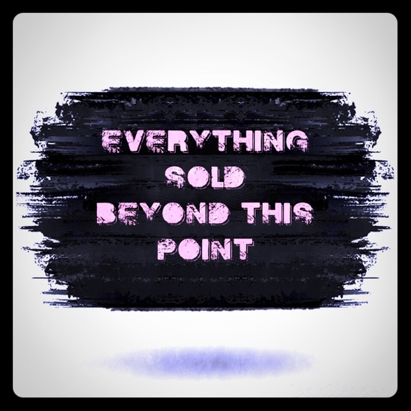 Sold beyond this point
