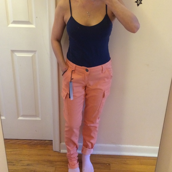 STS blue orange cargo pants