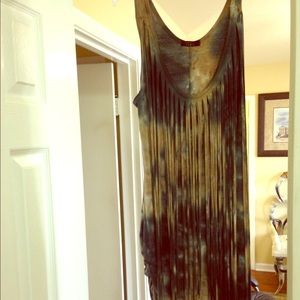 T party fringe dress, tunic, shirt