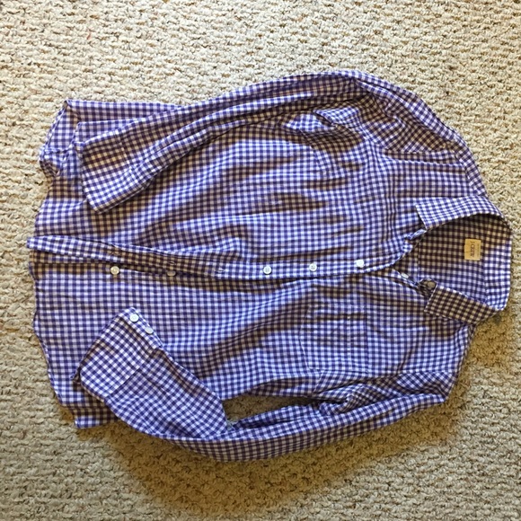 Checkered Jcrew button up
