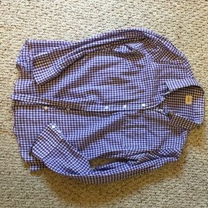 Checkered Jcrew button up