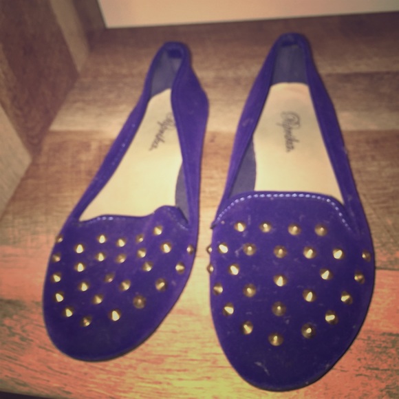 Royal blue loafers