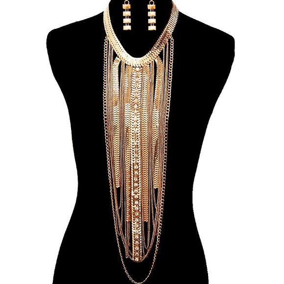 Gold Statement Necklace