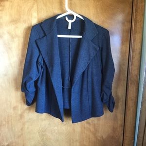 Very cute gray light weight jacket.