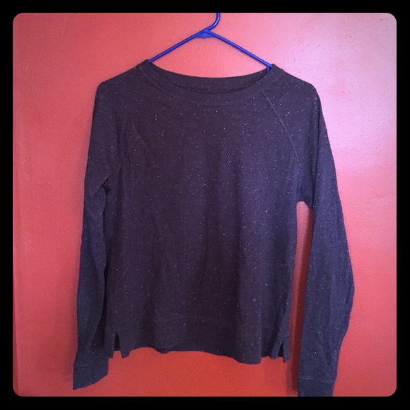 LOFT lightweight sweatshirt blue/white speckles