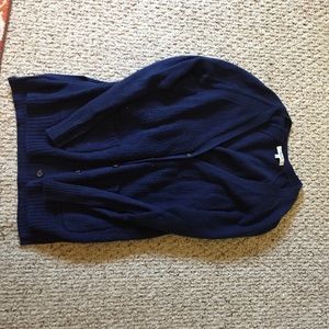 Navy cardigan