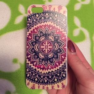Flowery/tribal print colorful iPhone 5 phone case!