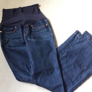 GAP wide leg maternity jean