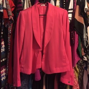 **WORN ONCE** pink blazer