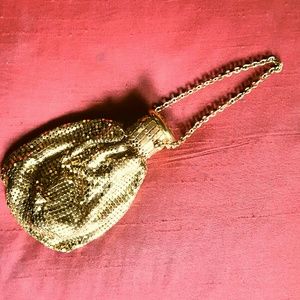 Golden Mesh Evening Bag