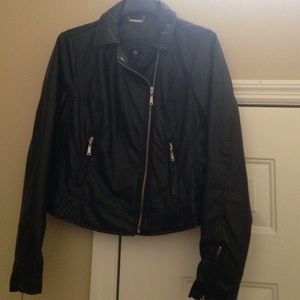 Faux leather jacket