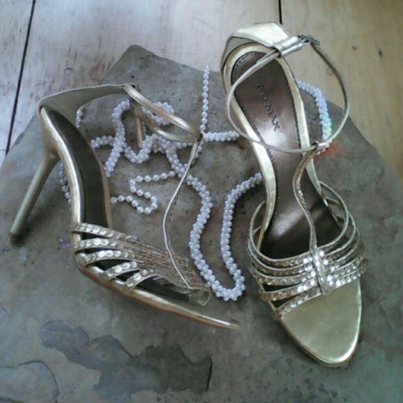 Stiletto Gold Heels