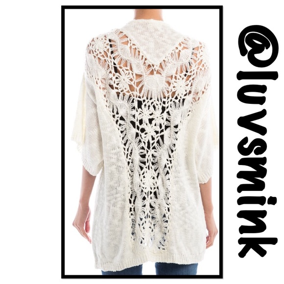 CROCHET BACK TUNIC - M/L - Picture 2 of 4