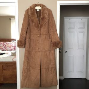 TRIBAL faux fur coat