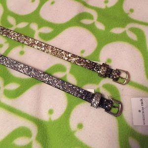 Sparkly gold and silver waist belts!!