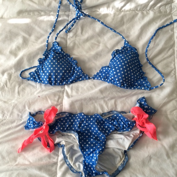 VS polka dot bikini