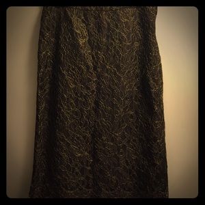 Knee length lace skirt