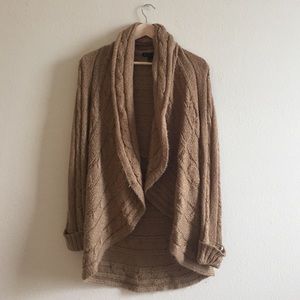 INC oversized gold toned sweater