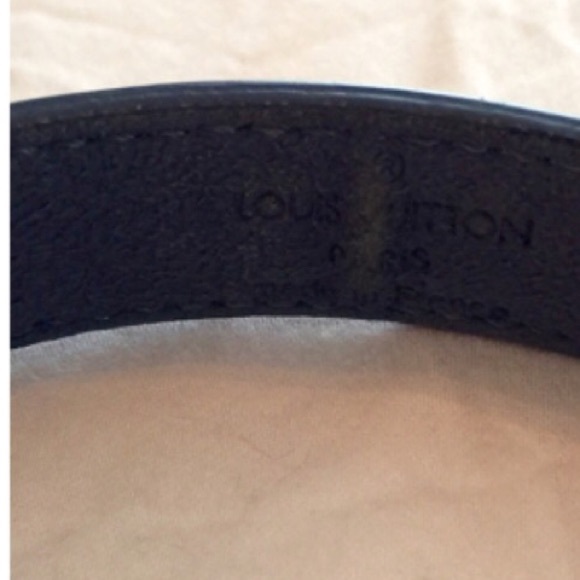 Louis Vuitton Voeux Blue Epi Leather Bracelet - Picture 4 of 4