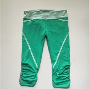 Lululemon running crops size 8