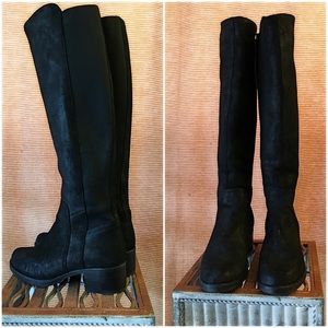 NEW excellent condition knee-high black boot ALDO