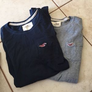 TWO hollister shirts