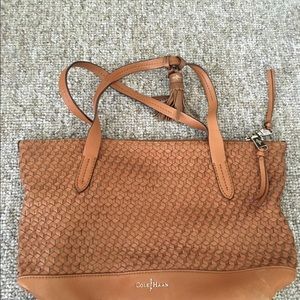 Cute brown woven Cole Haan bag