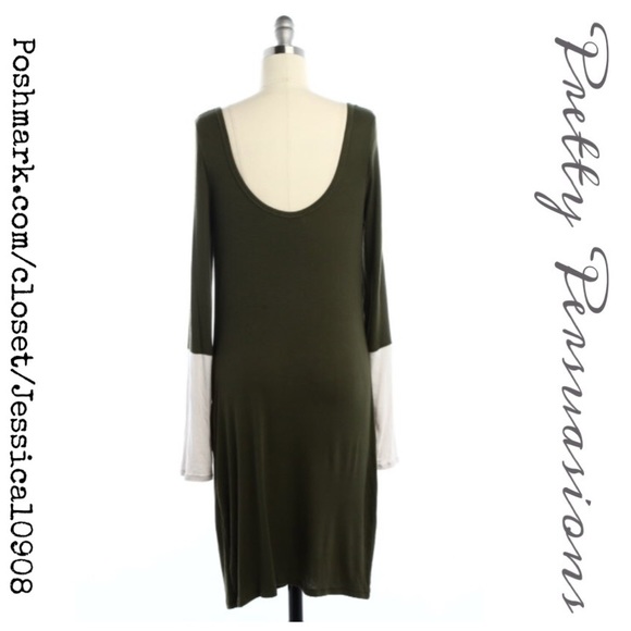 SOLD OUT Victoria's Secret Olive Soft Ribbed Dress - Picture 4 of 4