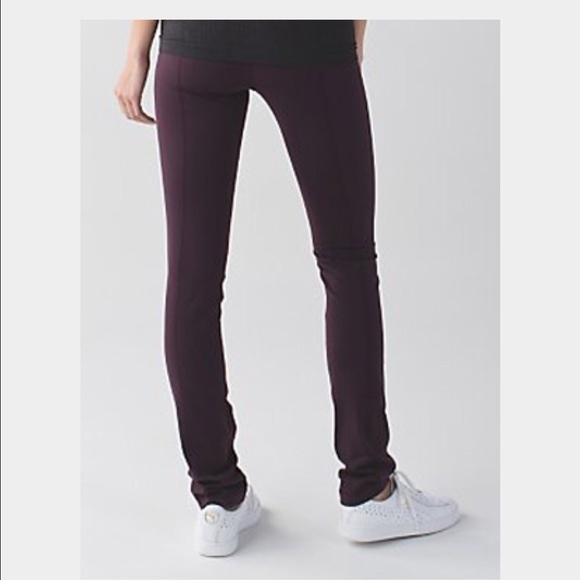 Lululemon roll down skinny groove pants