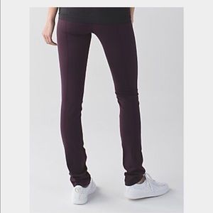 Lululemon roll down skinny groove pants