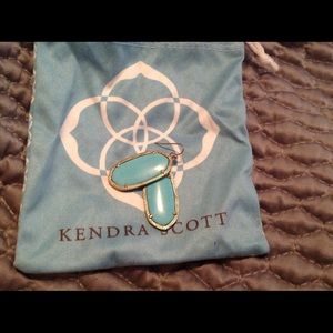 Kendra Scott turquoise Elle earrings
