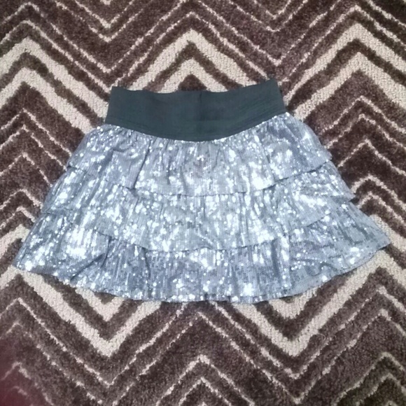Reserved Sequin Ruffle Skirt Girls Size 8