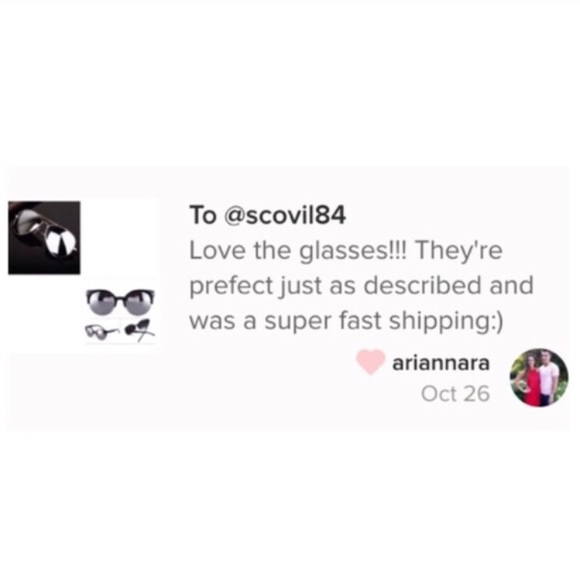 White Mirror Aviator Sunglasses - Picture 3 of 4